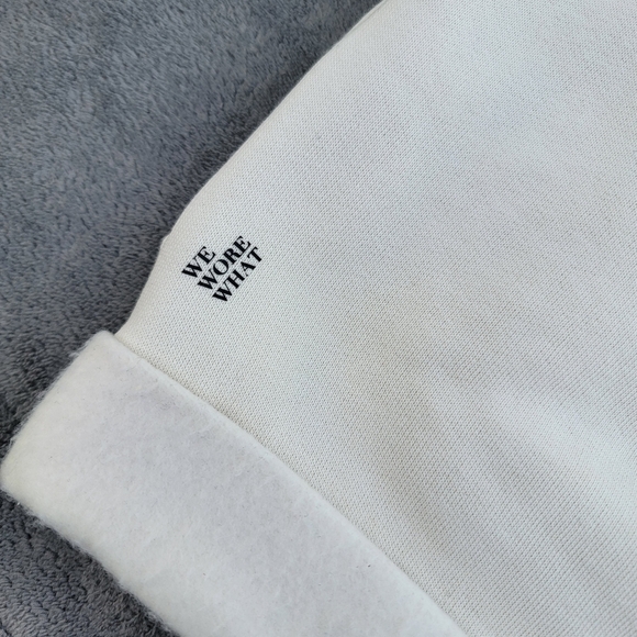 Weworewhat Cream Sweat Shorts XS - Picture 5 of 11